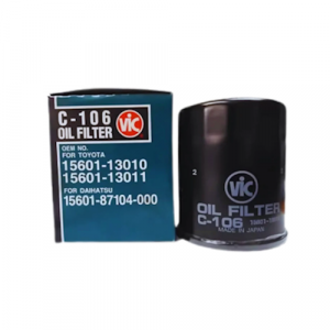 VIC Oil Filter C-106 C106 for Toyota Tamaraw GL Gas, Lite Ace, 5K