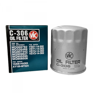 VIC Oil Filter C-306 C306 for Mitsubishi L200/L300 DSL, Adventure, Strada, Starex D4CB, Kia Besta 2.7