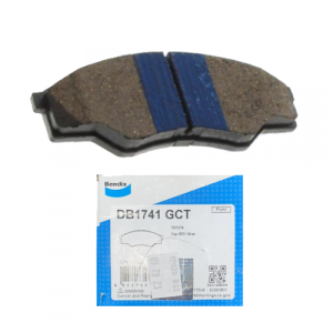 Bendix DB1741 GCT General CT Front Brake Pads for Toyota Innova 2005-2015 & Hilux 4x2 2005-2008