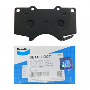 Bendix DB1482 GCT General CT Front Brake Pads for Toyota Fortuner 2010-2012/2016-2026, Prado 2003-2020, Sequoia 2003-2006