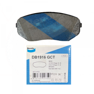 Bendix DB1916 GCT General CT Front Brake Pads for Mitsubishi Montero Sport 2.4 2016-2022, Strada 2.4 2017-2023