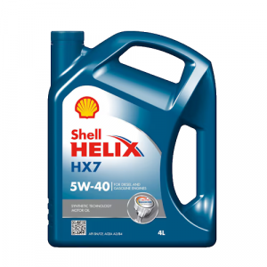 Shell Helix HX7 5W-40 5W40 Semi-Synthetic Engine Oil 4 Liter
