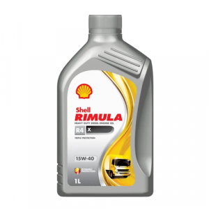 Shell Rimula R4 X 15W-40 15W40 Heavy-Duty Diesel Engine Oil 1 Liter