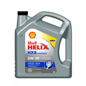 Shell Helix HX8 Synthetic Diesel 5W-30 5W30 Fully Synthetic Engine Oil 6 Liter