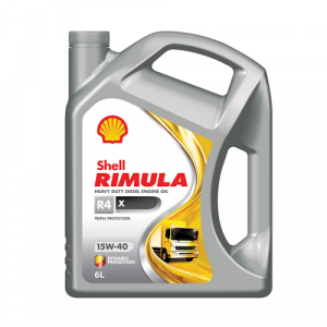 Shell Rimula R4 X 15W-40 15W40 Heavy-Duty Diesel Engine Oil 6 Liter