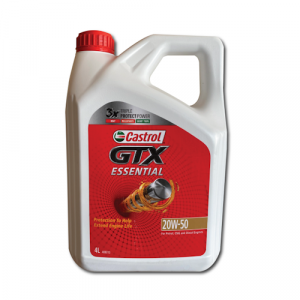 Castrol GTX Essential 20W-50 20W50 Mineral Engine Oil 4 Liter
