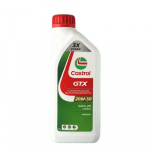 Castrol GTX Essential 20W-50 20W50 Mineral Engine Oil 1 Liter