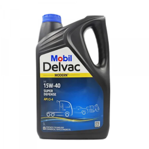 Mobil Delvac Modern Super Defense 15W-40 15W40 CI-4 Heavy-Duty Diesel Engine Oil 5 Liter