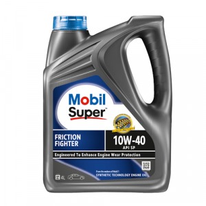 Mobil Super 2000 Friction Fighter 10W-40 10W40 Semi Synthetic Gasoline Engine Oil 4 Liter
