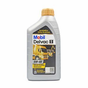 Mobil Delvac 1 5W-40 5W40 Fully Synthetic Diesel Engine Oil 1 Liter