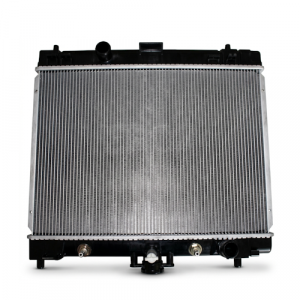 Evercool 1-Row Plastic Aluminum Radiator for Toyota Vios/Yaris 1.3/1.5 Automatic AT 2008-2013 Batman